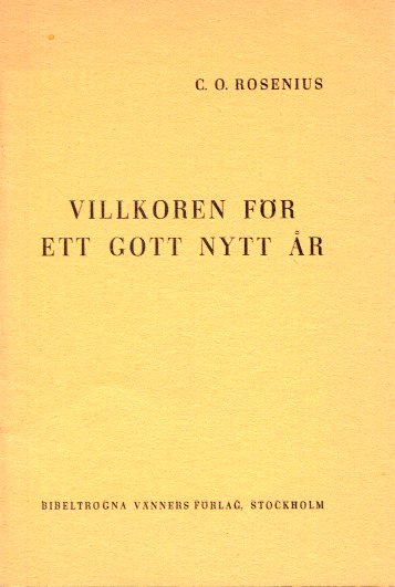 Villkoren fr ett gott nytt r